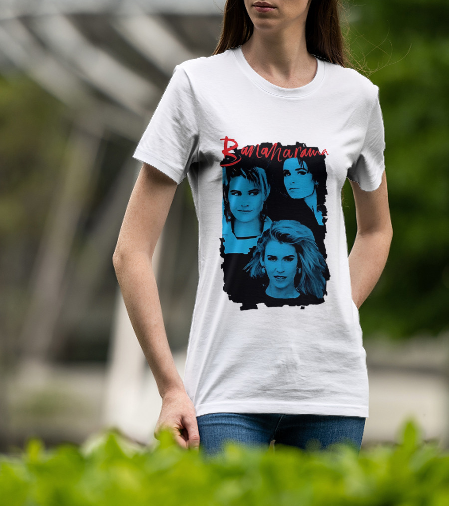 Bananarama True Confessions Album Cover Retro Blue T-Shirt