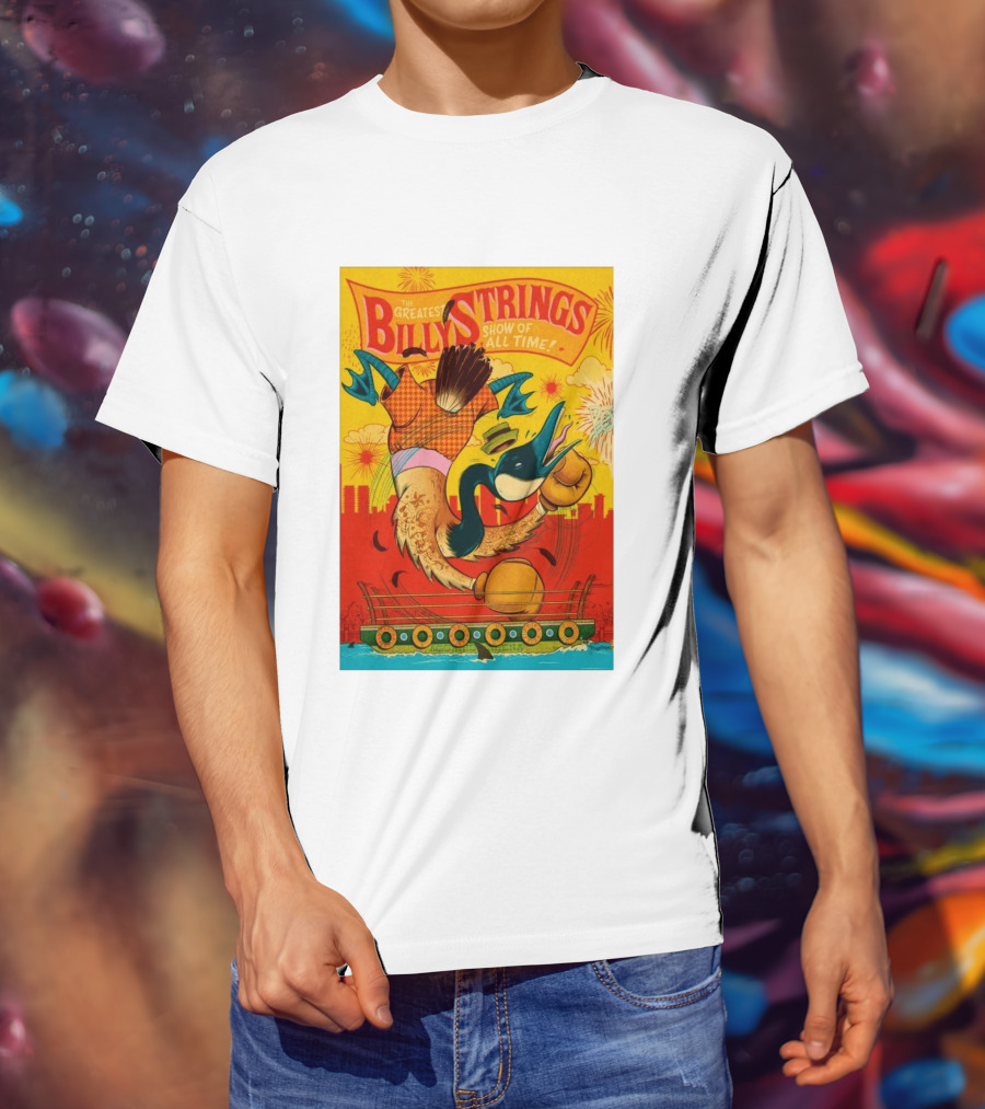 Billy Strings Boston MA July 21 2026 Greatest Show Of All Time Boxing Duck With Gloves T-Shirt
