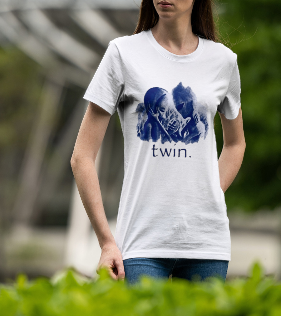 Twin Blue Alien 2026 Embrace T-Shirt