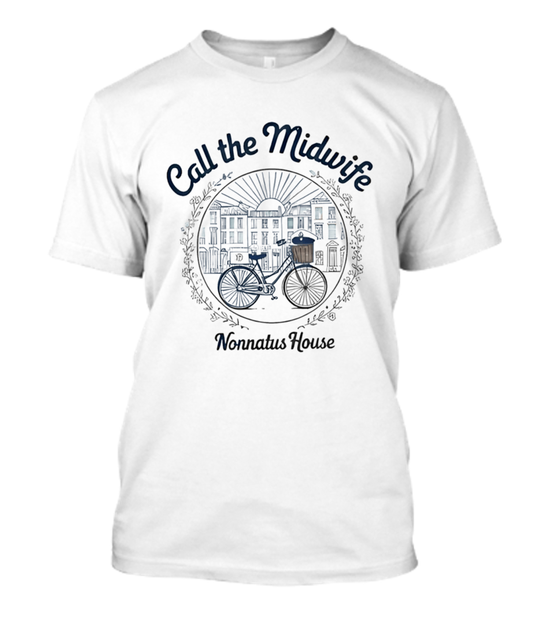 Call The Midwife Nonnatus House Bicycle T-Shirt