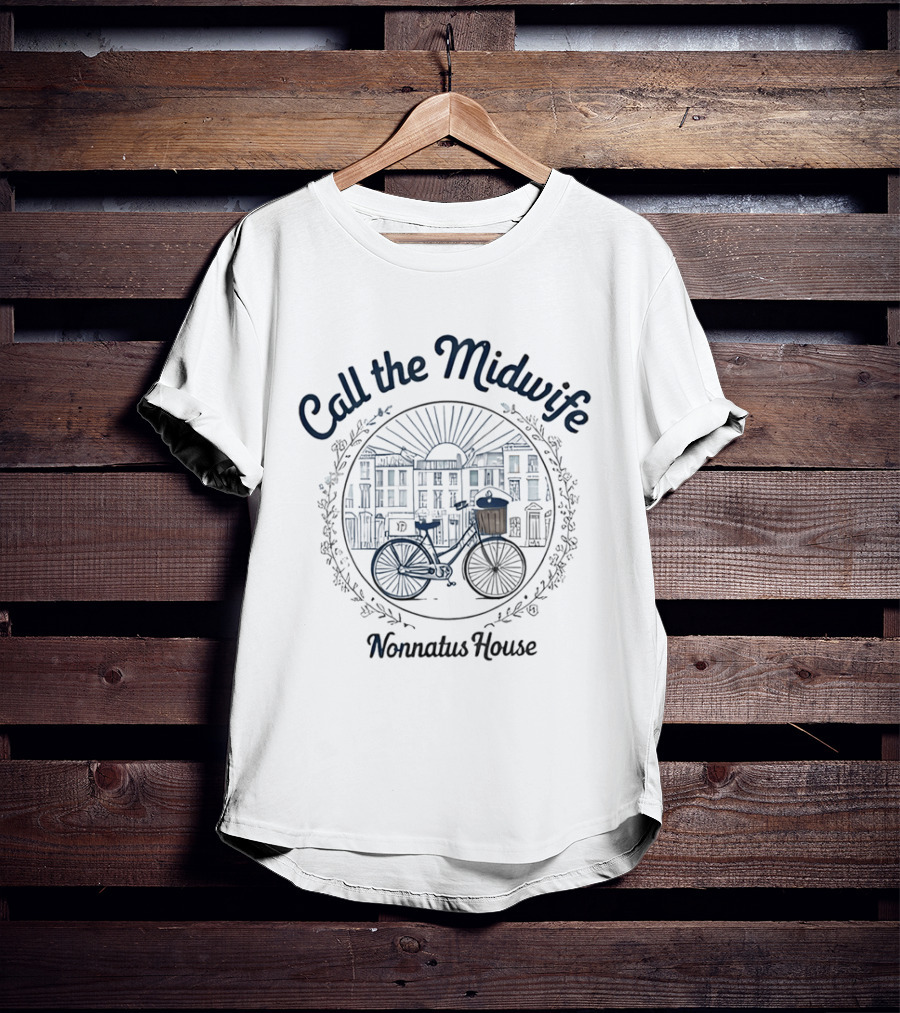 Call The Midwife Nonnatus House Bicycle T-Shirt