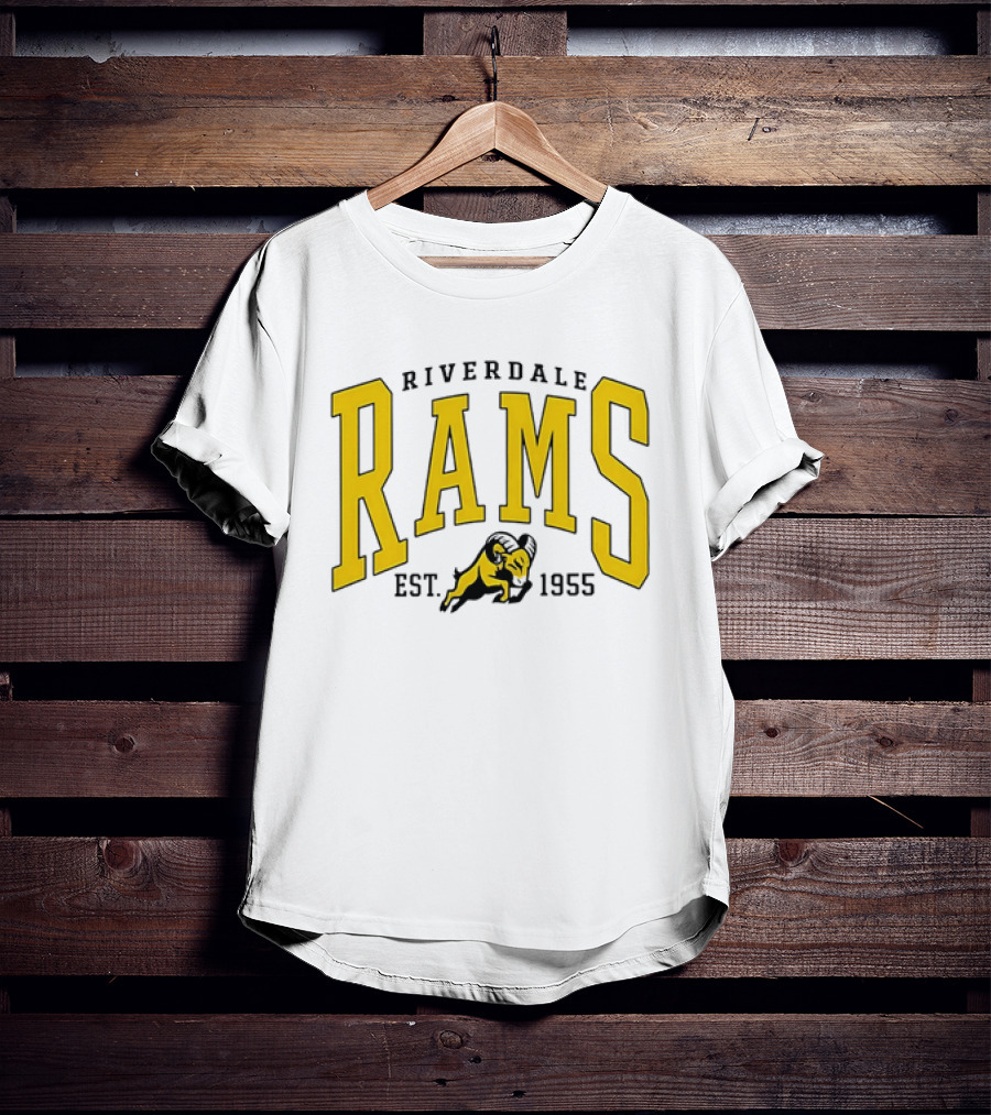 Riverdale Rams Est 1955 Yellow Ram T-Shirt