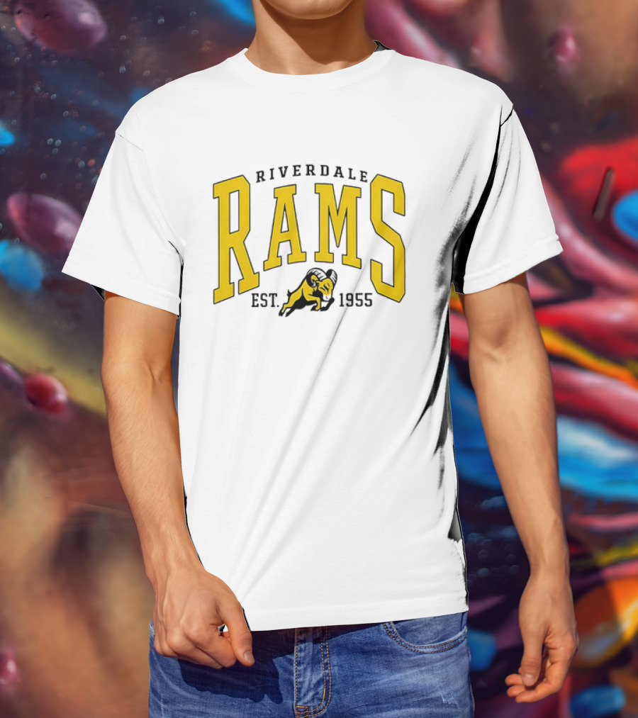 Riverdale Rams Est 1955 Yellow Ram T-Shirt