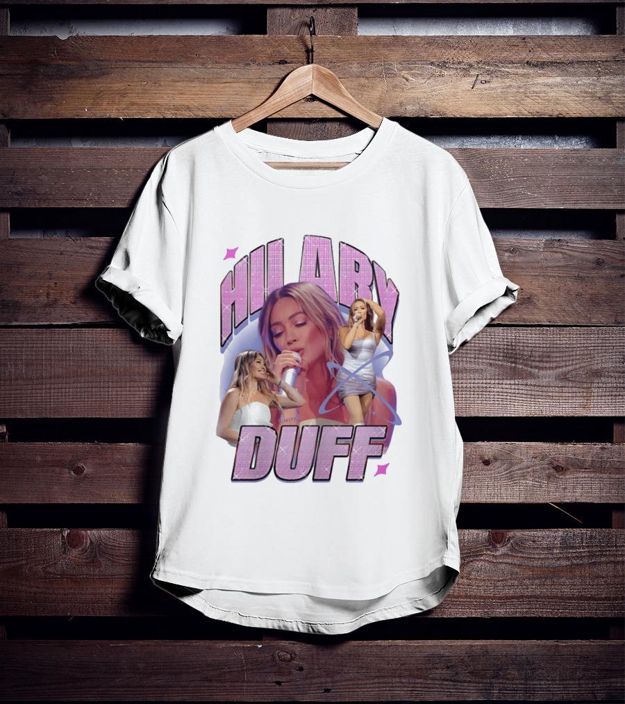 Hilary Duff Concert Moments Glamorous Performance Aesthetic T-Shirt