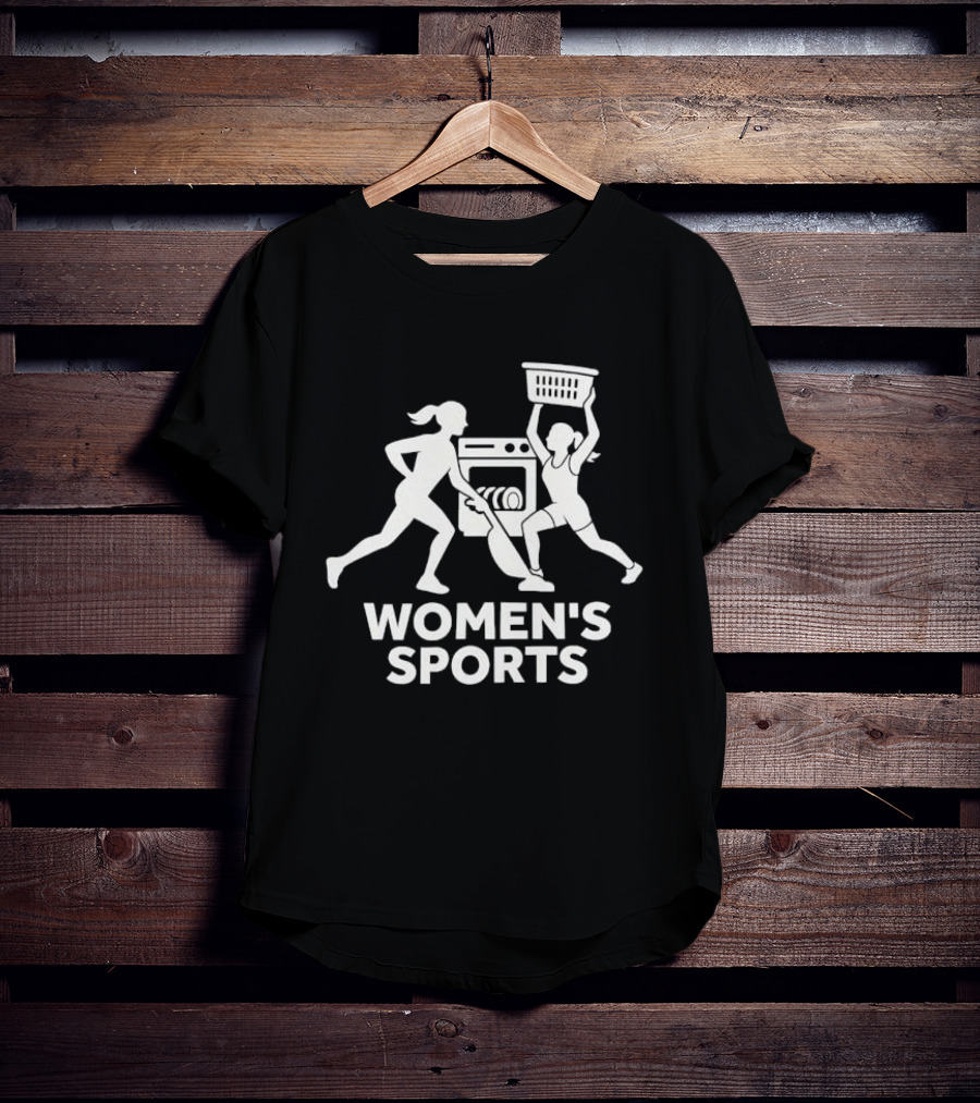 Women's Sports Running And Chores Laundry And Baking T-Shirt