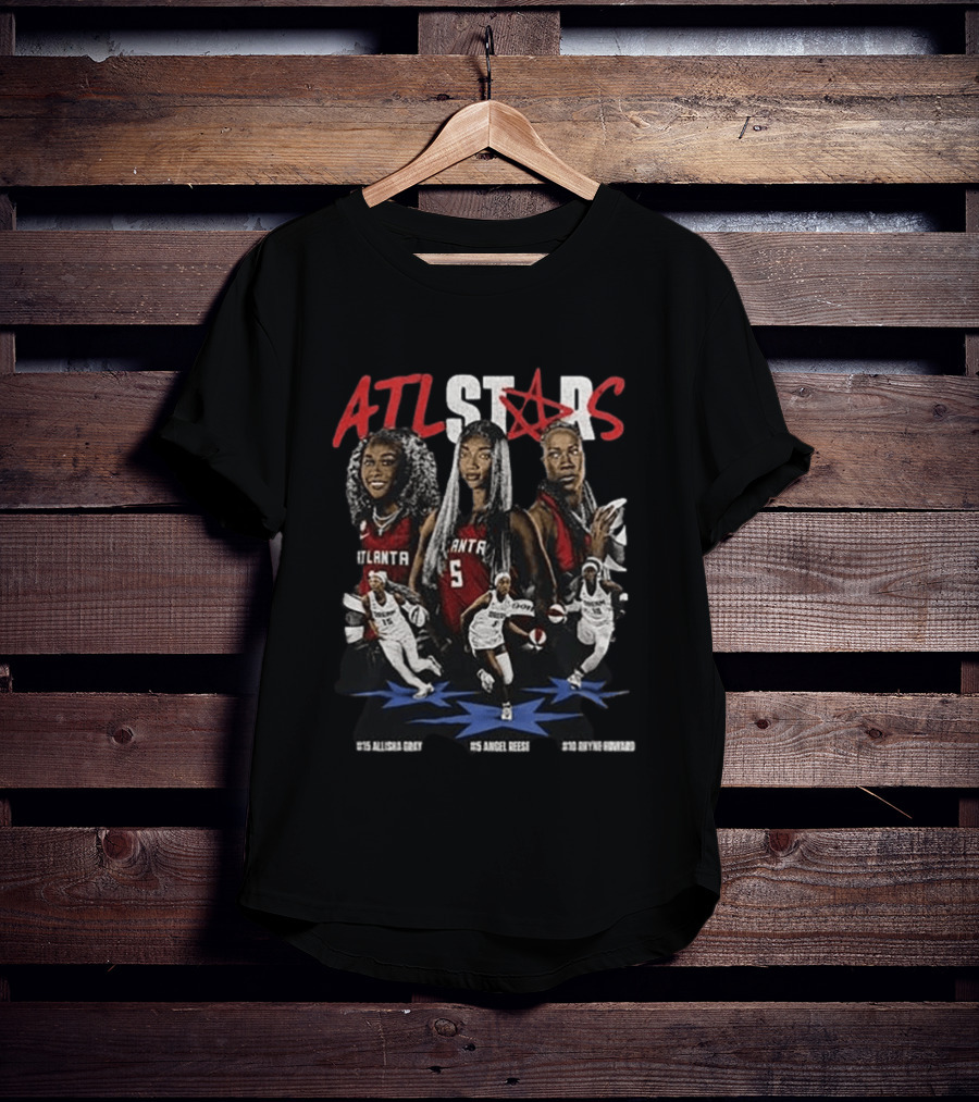 ATL Stars Allisha Gray Angel Reese Kiyvve Terrell Atlanta Dream All Star Game 2026 T-Shirt