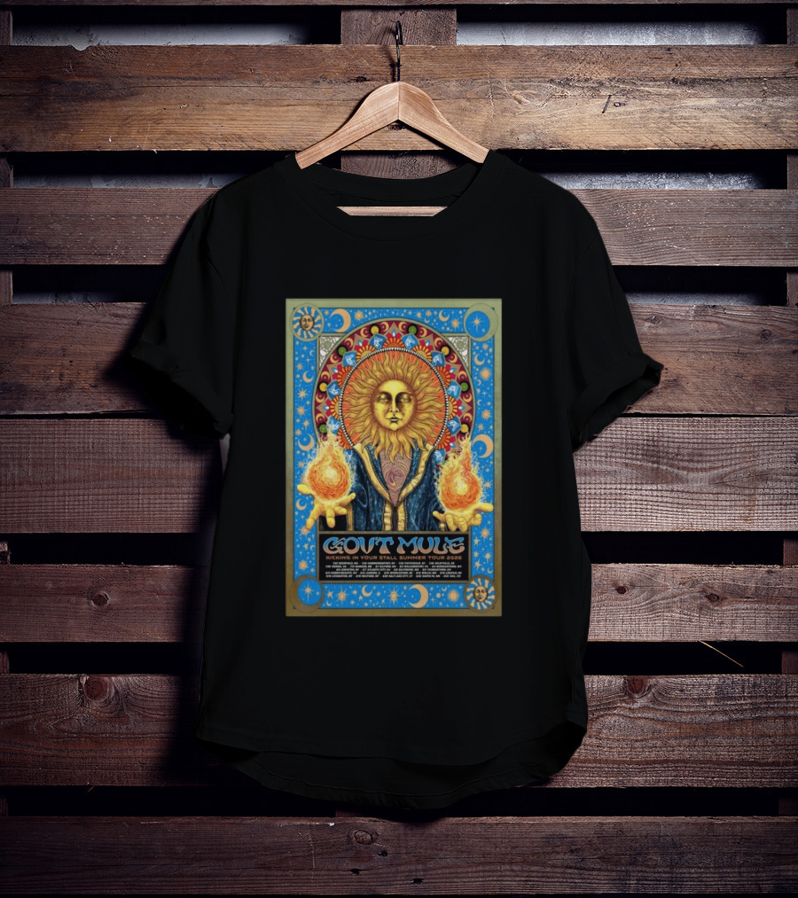 Gov't Mule Kicking In Your Stall Summer Tour 2026 Sun Fire T-Shirt