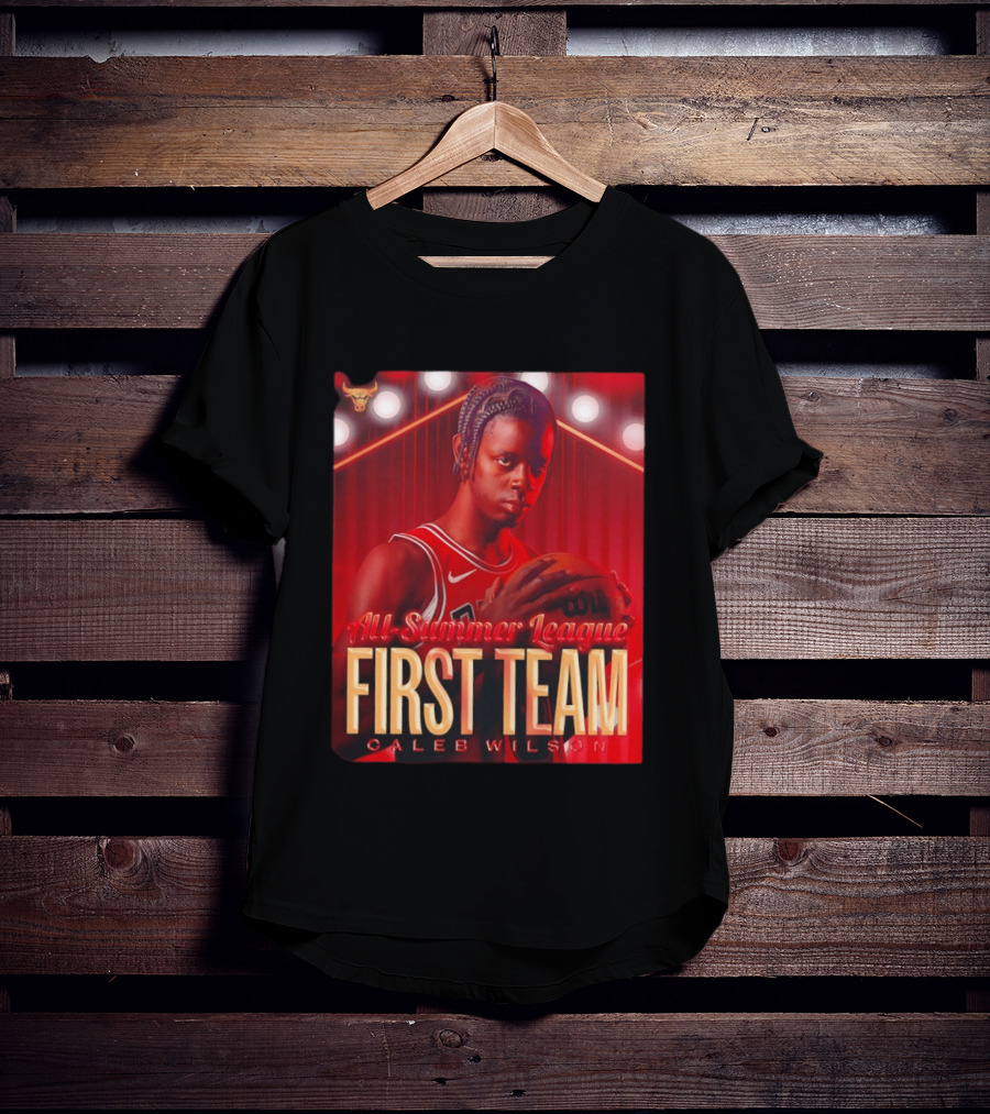 All Summer League First Team Caleb Wilson Basketball 2026 T-Shirt