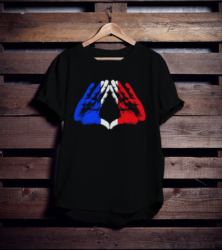 Reasonable Doubt 30th Anniversary Paris Tour French Flag Hands Icon J Z30 T-Shirt