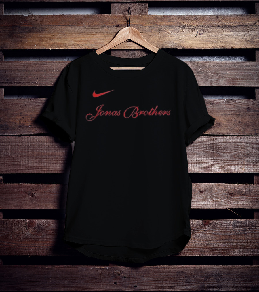 Jonas Brothers The Burning Up Tour All Over Again Nike Collaboration T-Shirt