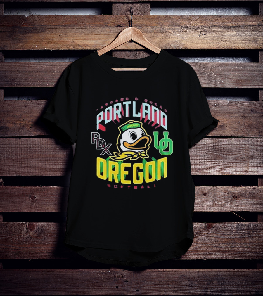 Portland PDX Cascade Ducks Oregon Softball 2026 T-Shirt