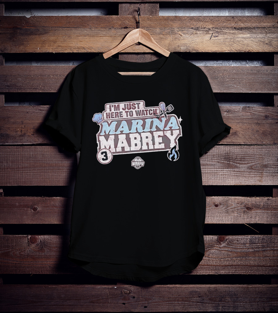 I'm Just Here To Marina Mabrey WNBA 3 Toronto Tempo T-Shirt