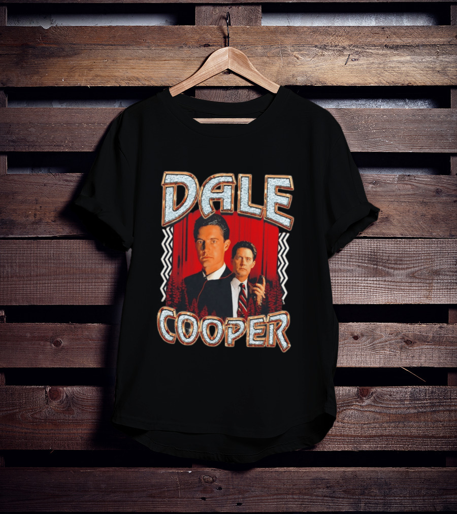 Dale Cooper Twin Peaks Retro Style Forest T-Shirt