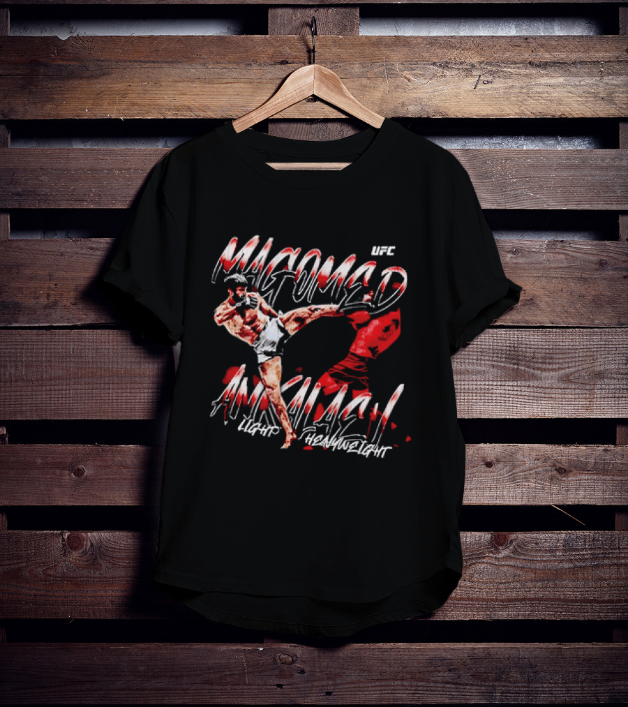 UFC Magomed Ankalaev Light Heavyweight Fighter T-Shirt