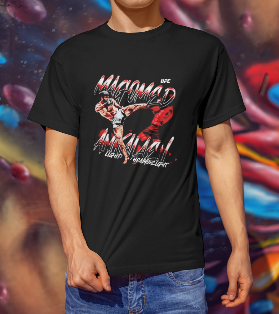 UFC Magomed Ankalaev Light Heavyweight Fighter T-Shirt