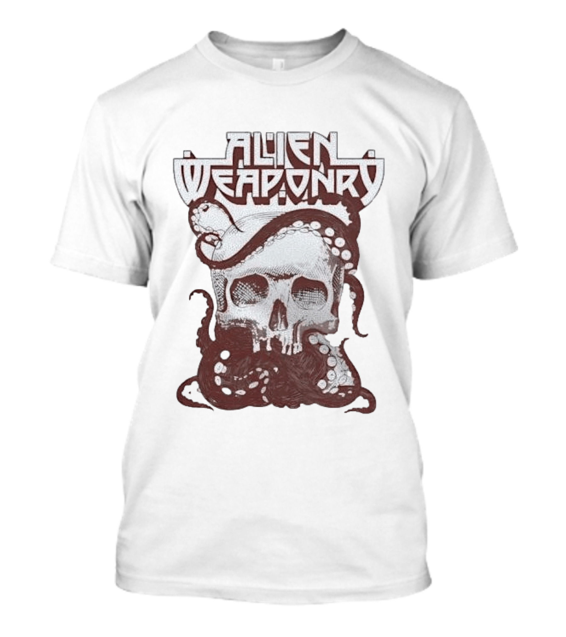 Alien Weaponry Skull Octopus Band Merchandise T-Shirt