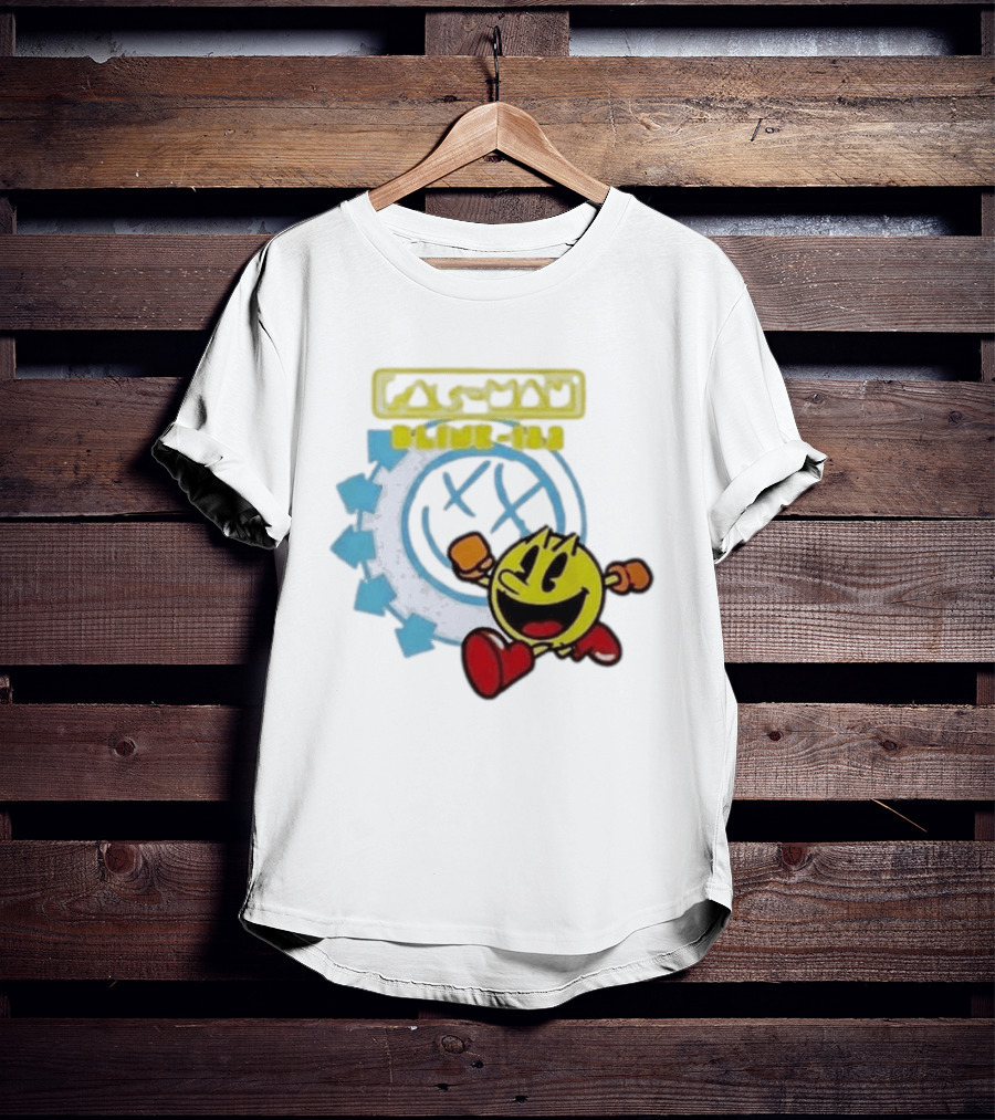 Pac Man Blink 182 Band Crossover Collaborative T-Shirt