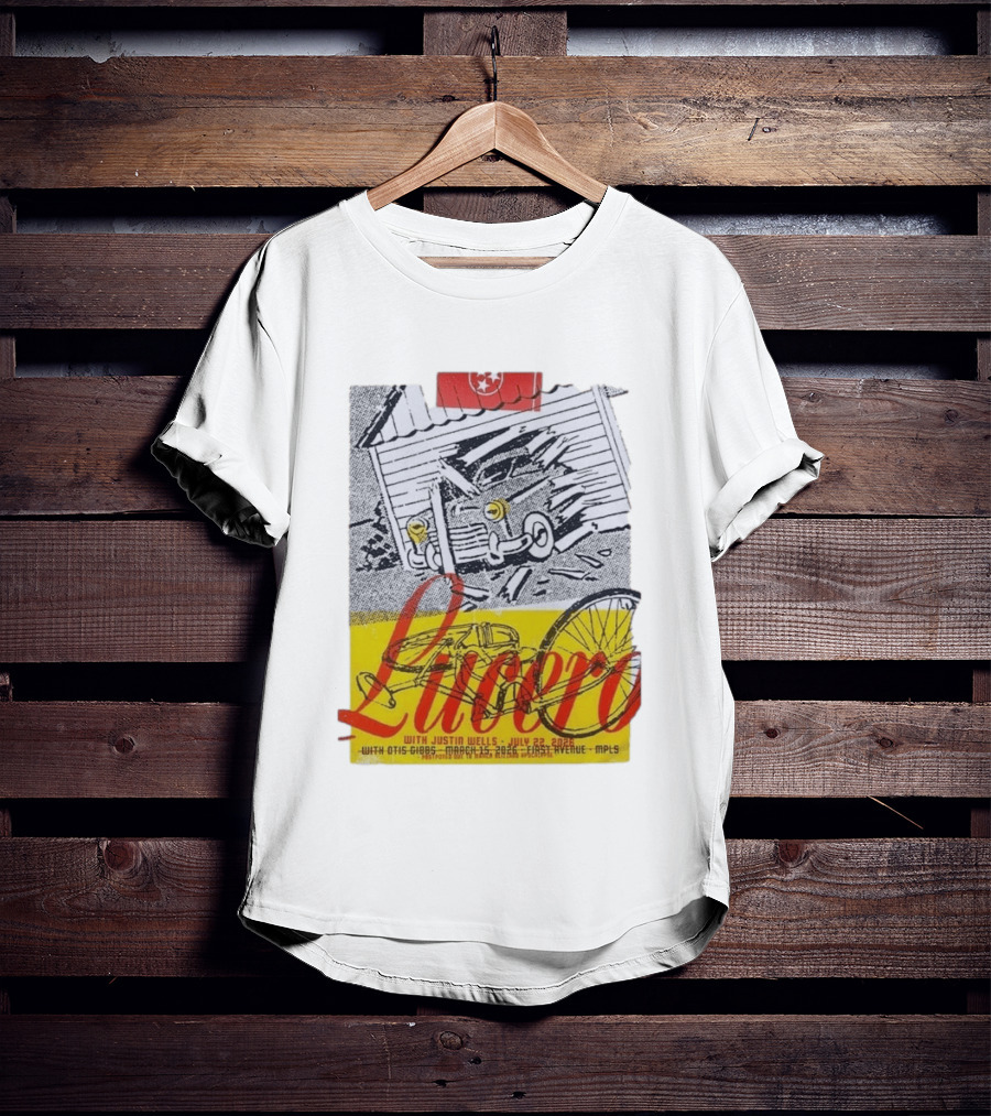 Lucero 20th Anniversary With Justin Wells July 2026 First Avenue MPLS T-Shirt