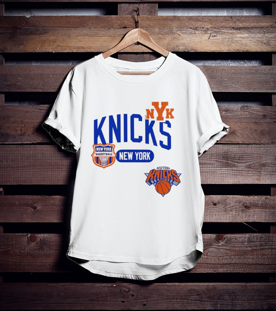 Stephon Marbury Pro Standard New York Knicks NBA Letterman NYK T-Shirt