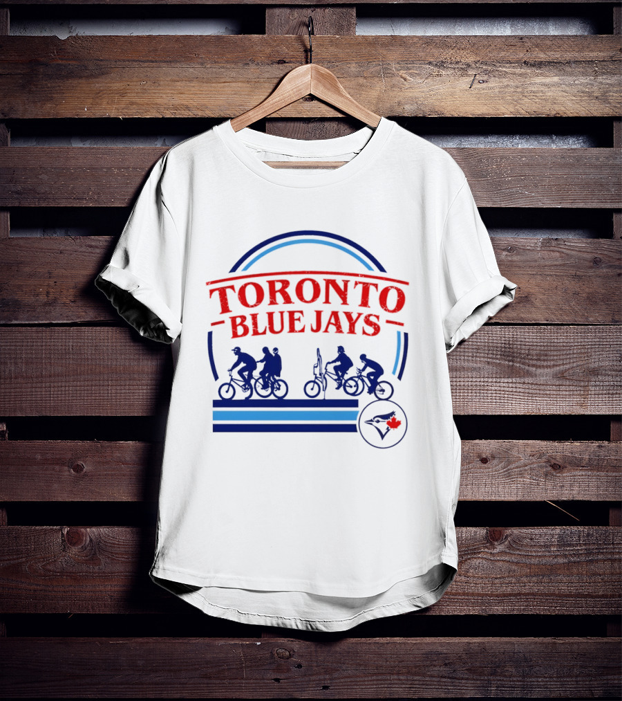 Toronto Blue Jays Stranger Things Bike Crew MLB 2026 T-Shirt