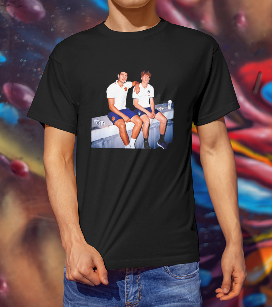 2026 Tennis Spain Italy Carlos Alcaraz Jannik Sinner Smoking T-Shirt