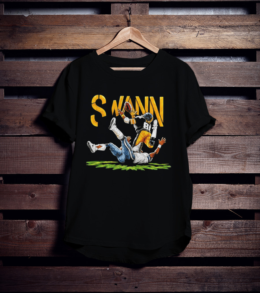 Lynn Swann 88 Pittsburgh Steelers Football Catch Painting T-Shirt