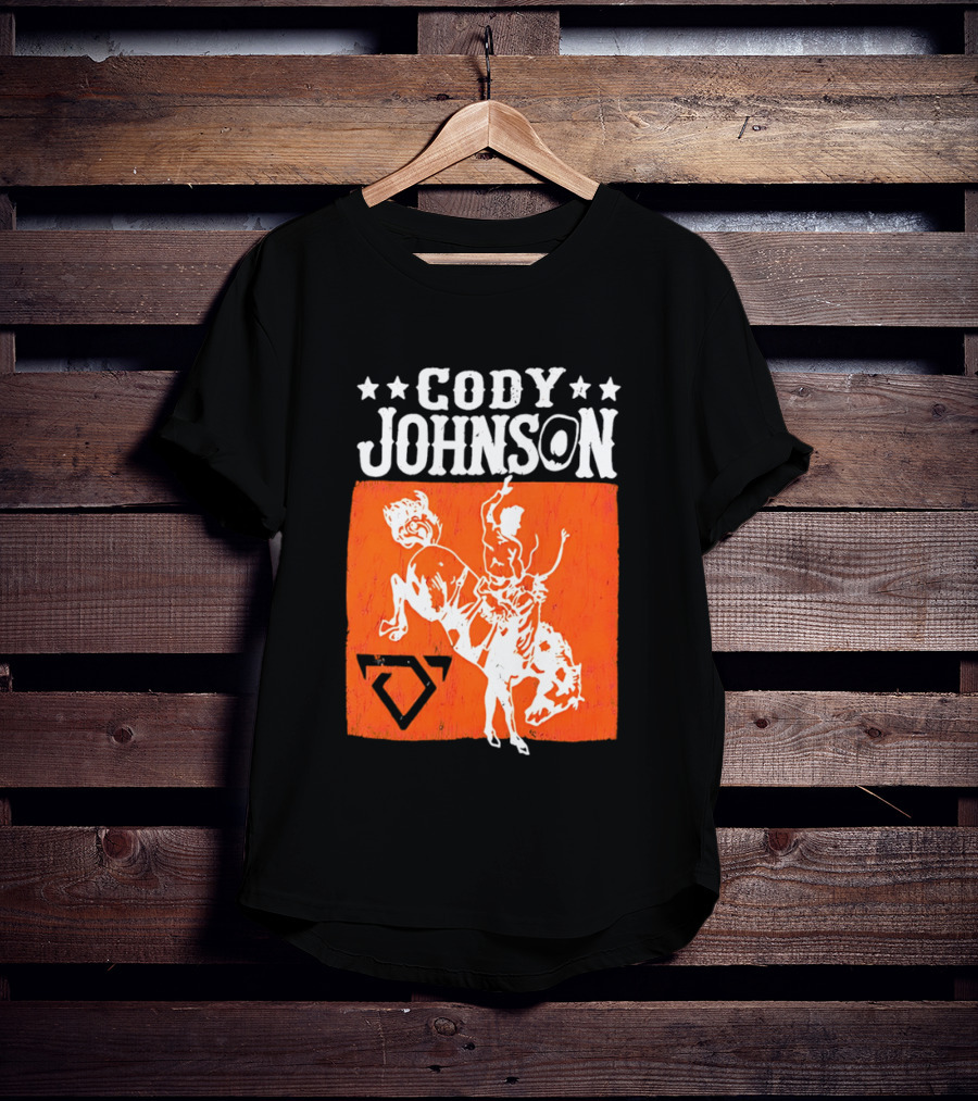 Cody Johnson Cowboy Rodeo Bucking Horse Vintage Western T-Shirt
