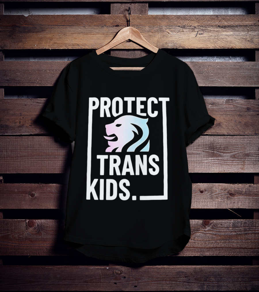 Protect Trans Kids Lion T-Shirt