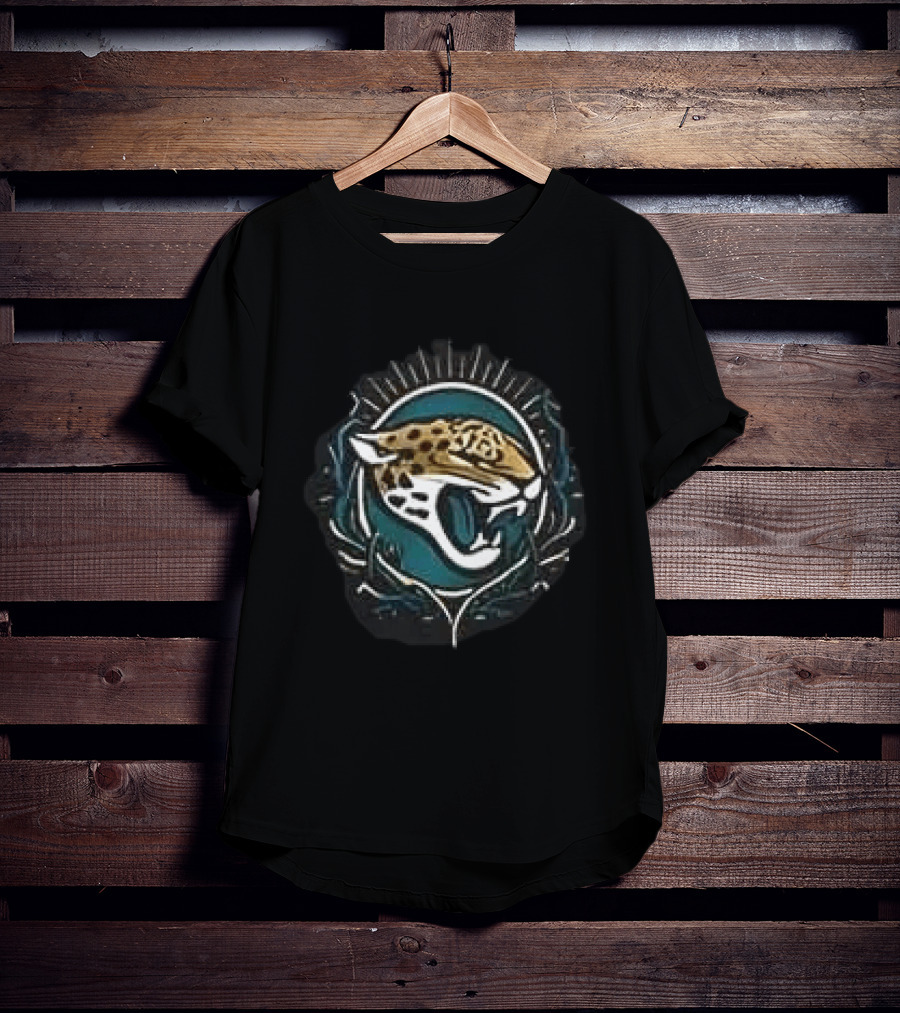 Jacksonville Jaguars Runs In My Blood Skeleton Jaguar T-Shirt