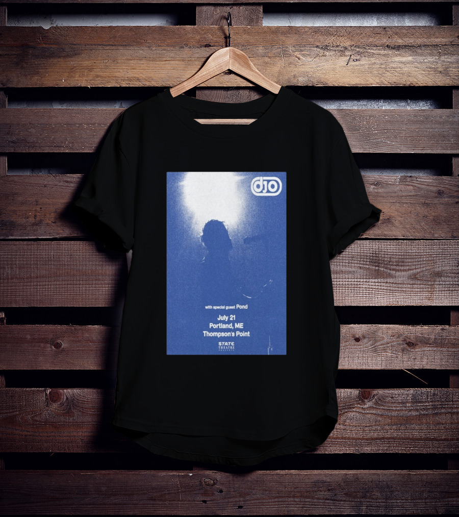 Djo July 21 Portland ME Thompson's Point State Theatre With Special Guest Pond T-Shirt