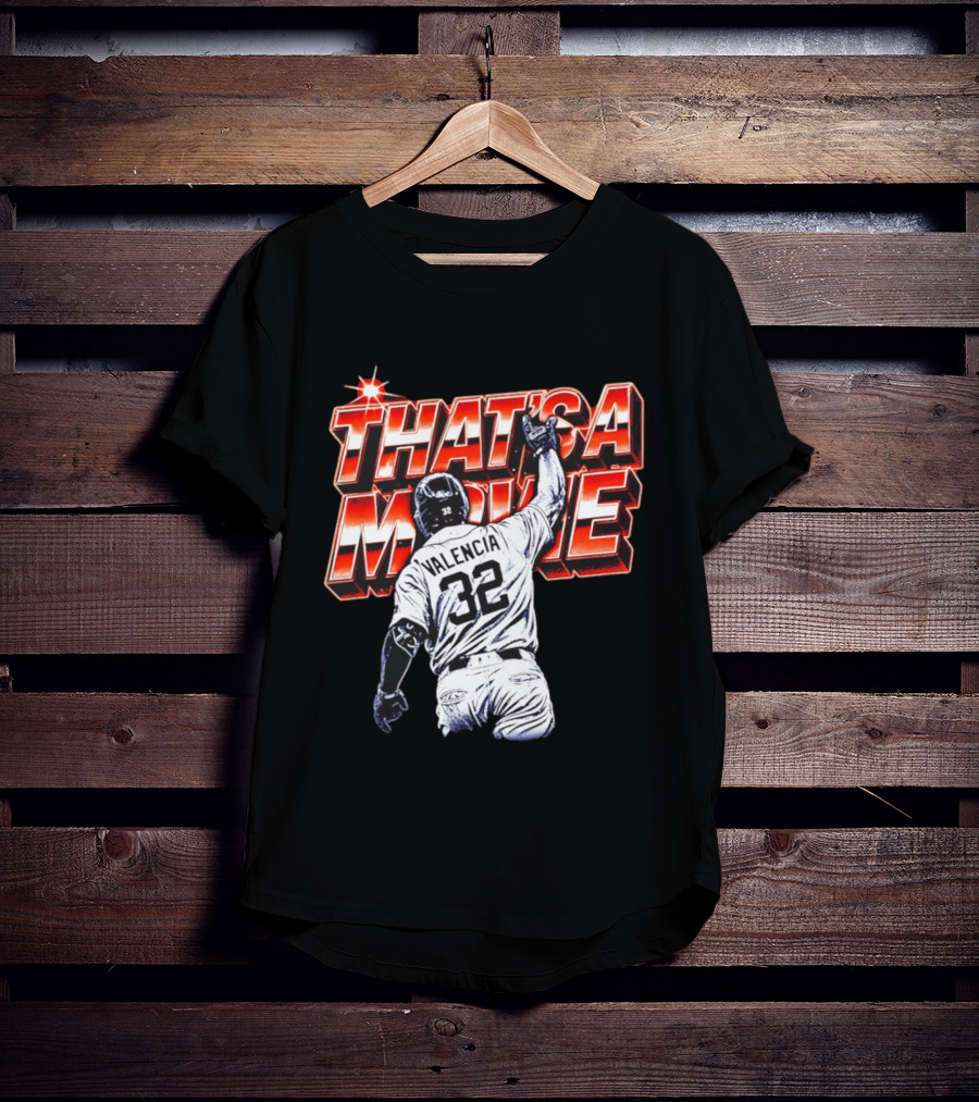 Eduardo Valencia 32 Detroit Tigers That's A Movie T-Shirt