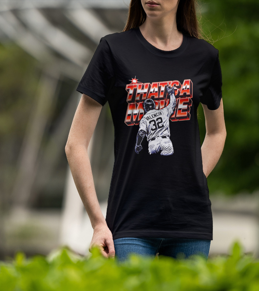Eduardo Valencia 32 Detroit Tigers That's A Movie T-Shirt