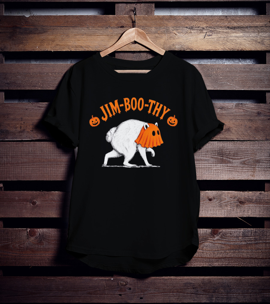 Jim Boo Thy Trash Panda Ghost Raccoon Halloween Meme T-Shirt