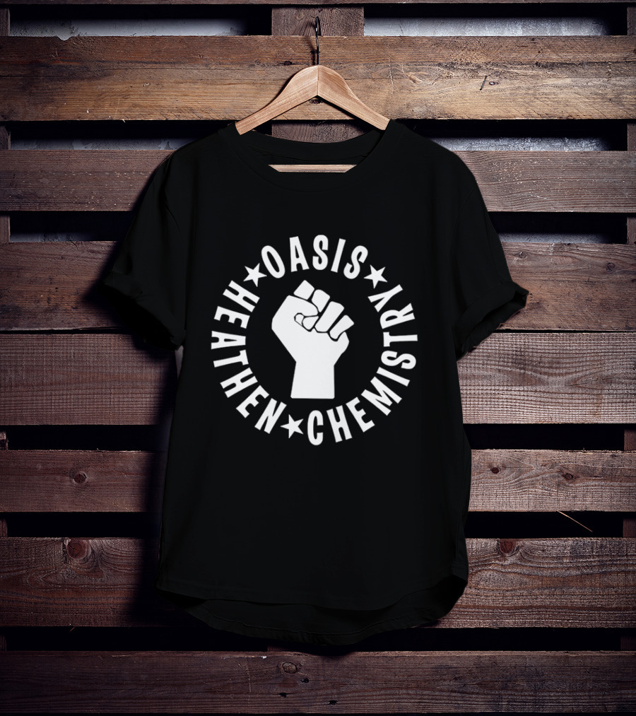 Oasis Heathen Chemistry Fist T-Shirt