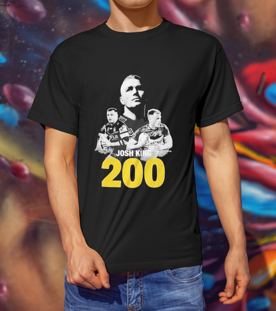Josh King 200 Rugby Milestone T-Shirt