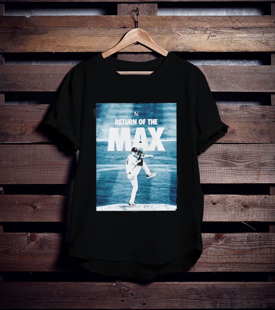 Return Of The Max Fried New York Yankees 54 MLB Pitching Action T-Shirt