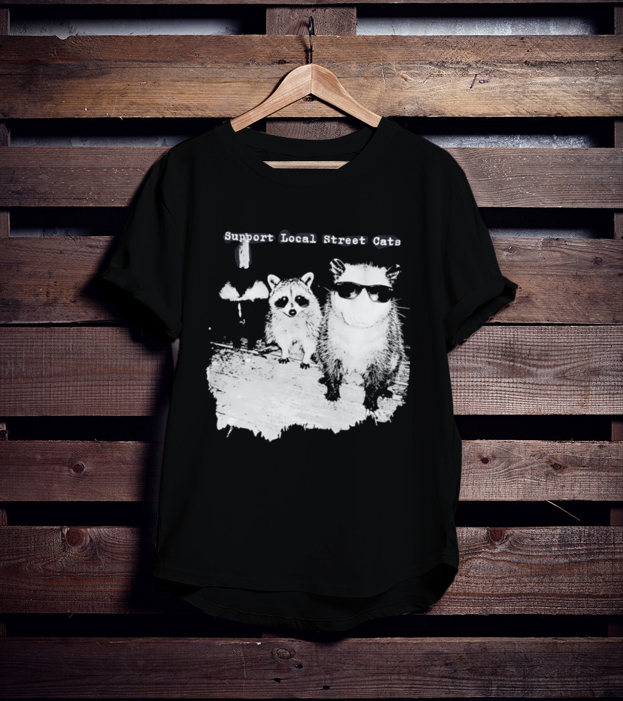 Support Local Street Cats Feline Advocacy T-Shirt