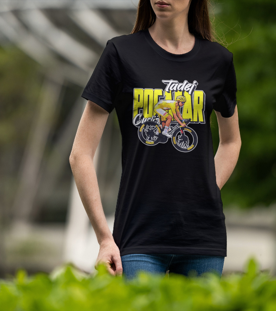 Tadej Pogačar Cyclist Colnago Yellow Jersey T-Shirt