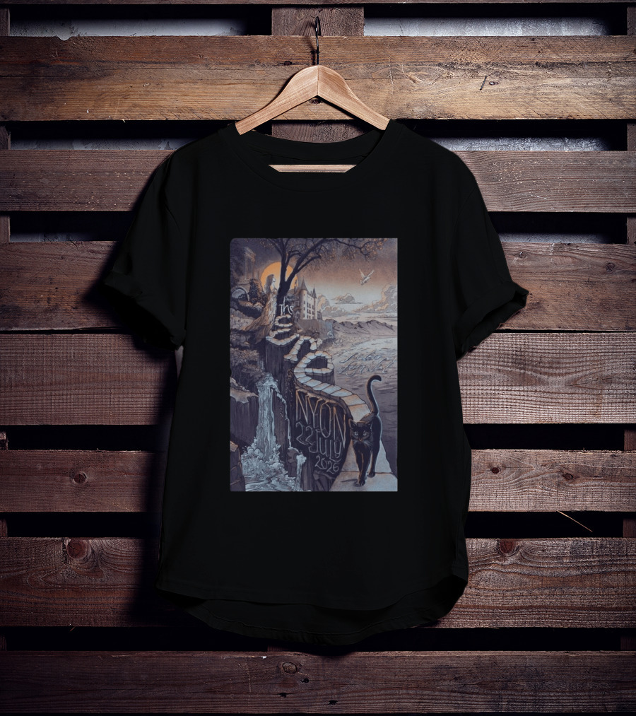 The Cure Paléo Festival Nyon 23 July 2026 Cat And Castle Scenic Pathway T-Shirt