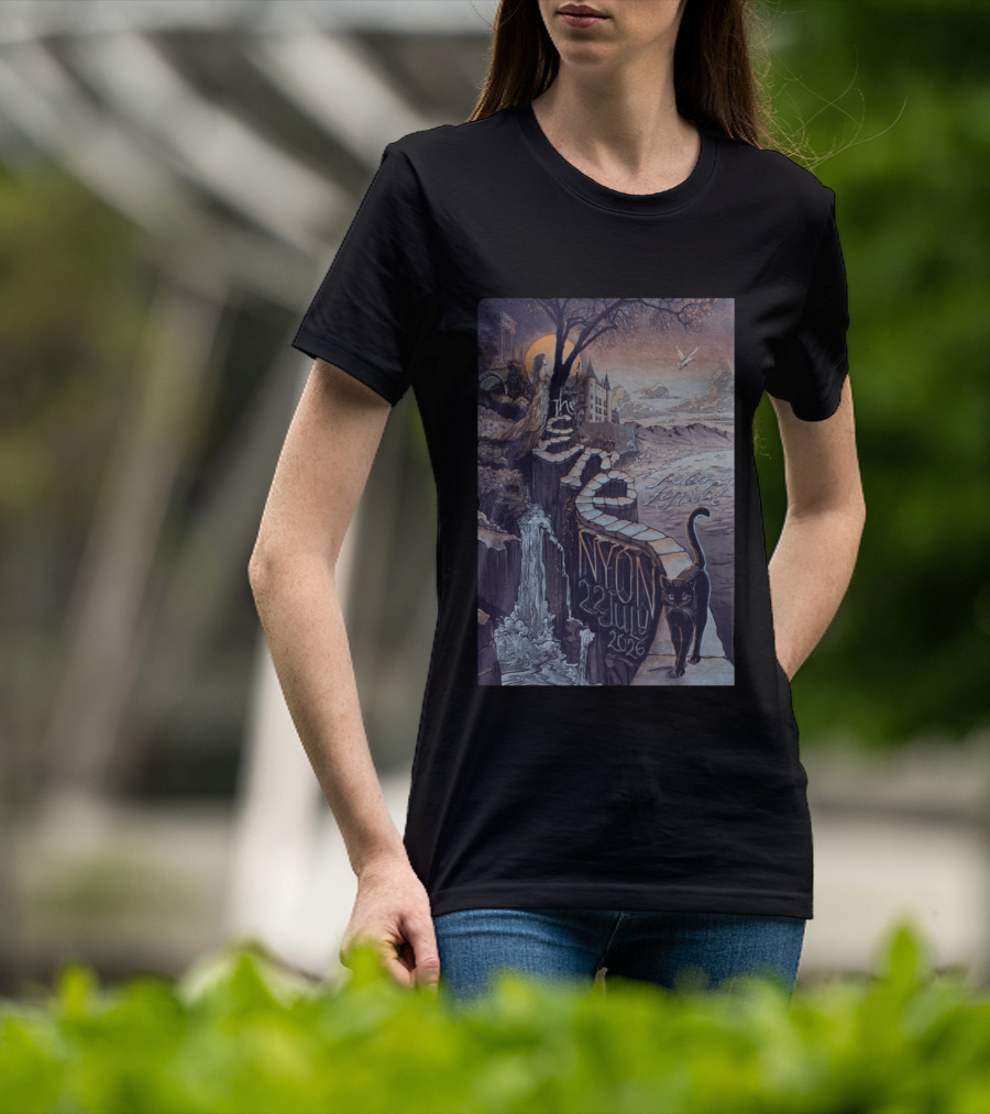 The Cure Paléo Festival Nyon 23 July 2026 Cat And Castle Scenic Pathway T-Shirt