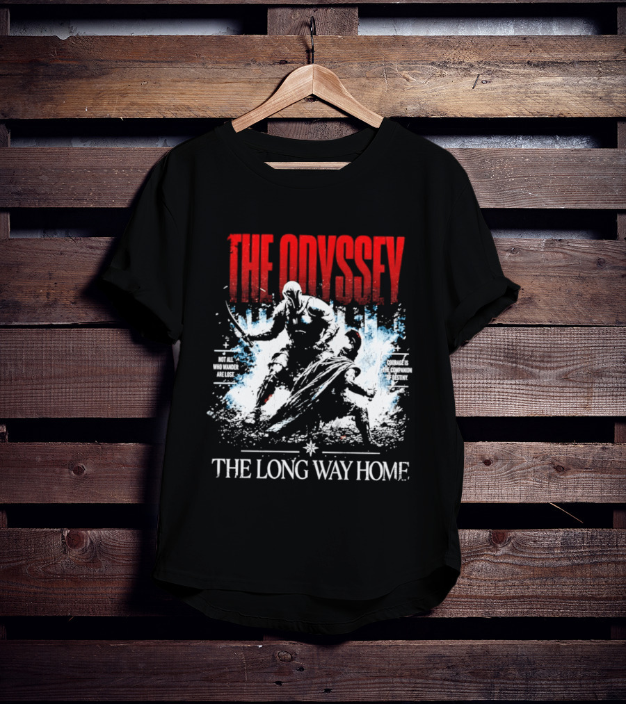 The Odyssey The Long Way Home Skiing Adventure T-Shirt