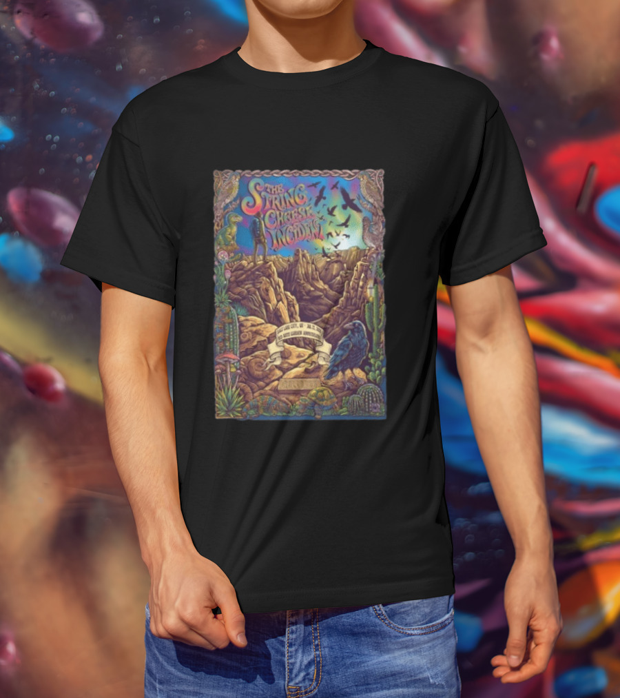 The String Cheese Incident Salt Lake City UT 7 22 2026 Red Butte Garden Amphitheatre T-Shirt
