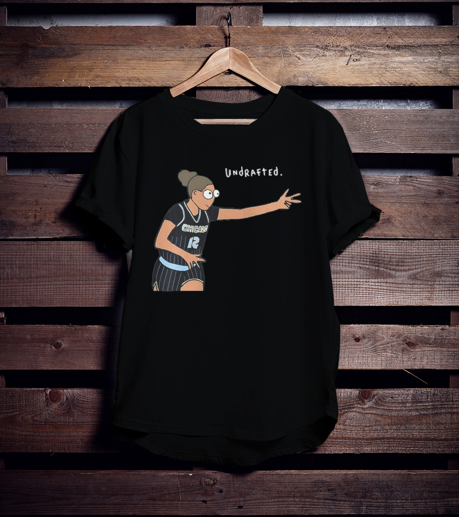 Undrafted Sydney Taylor Chicago Sky WNBA Basketball Player 12 T-Shirt