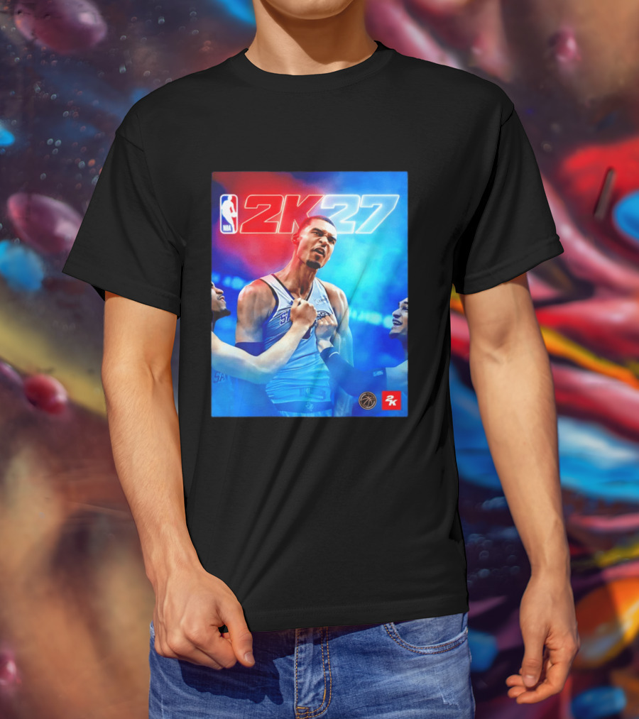 NBA 2K27 Victor Wembanyama San Antonio Spurs T-Shirt