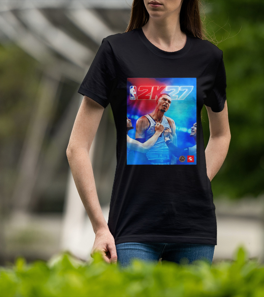 NBA 2K27 Victor Wembanyama San Antonio Spurs T-Shirt