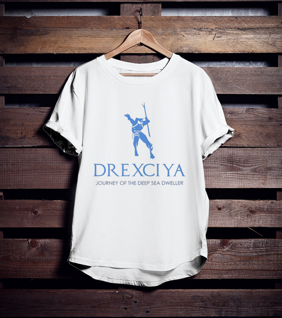 Drexciya Journey Of The Deep Sea Dweller Blue Diver T-Shirt