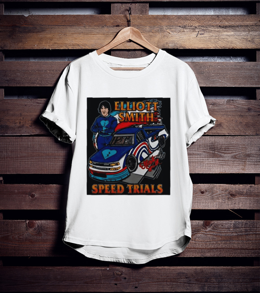 Elliott Smith Speed Trials Racing Car T-Shirt