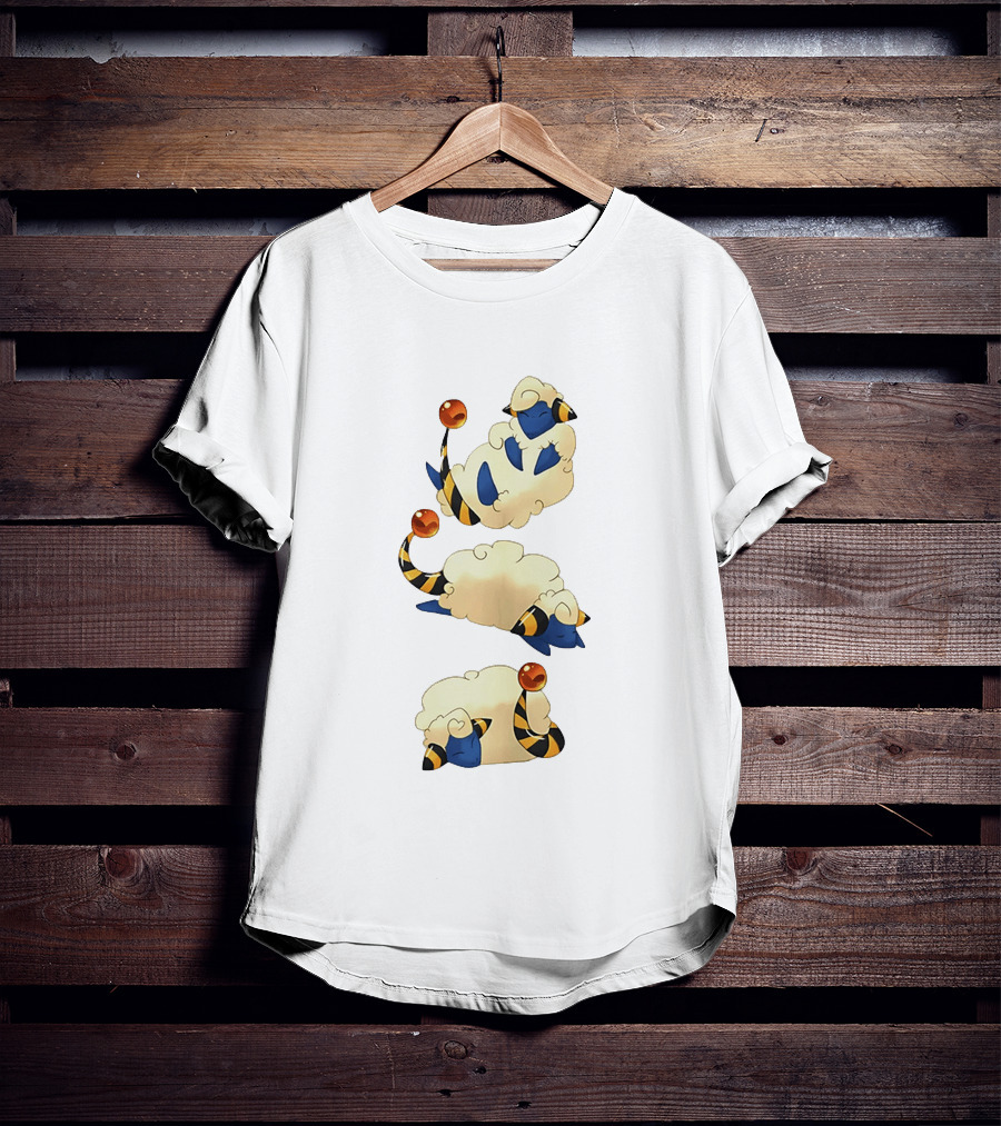 Mareep Trio In Sleepy Poses Cozy Nights T-Shirt
