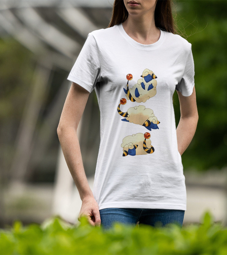 Mareep Trio In Sleepy Poses Cozy Nights T-Shirt