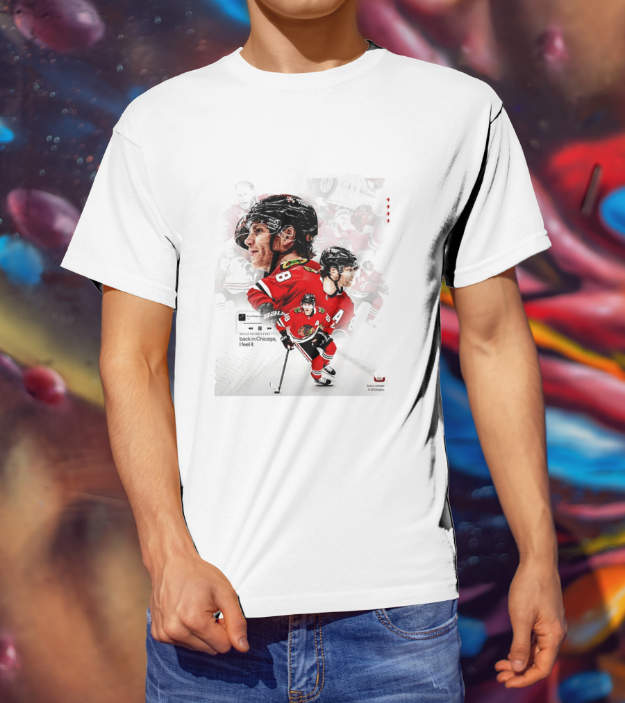 Patrick Kane Chicago Blackhawks Back Where It All Began End Of Beginning 88 T-Shirt